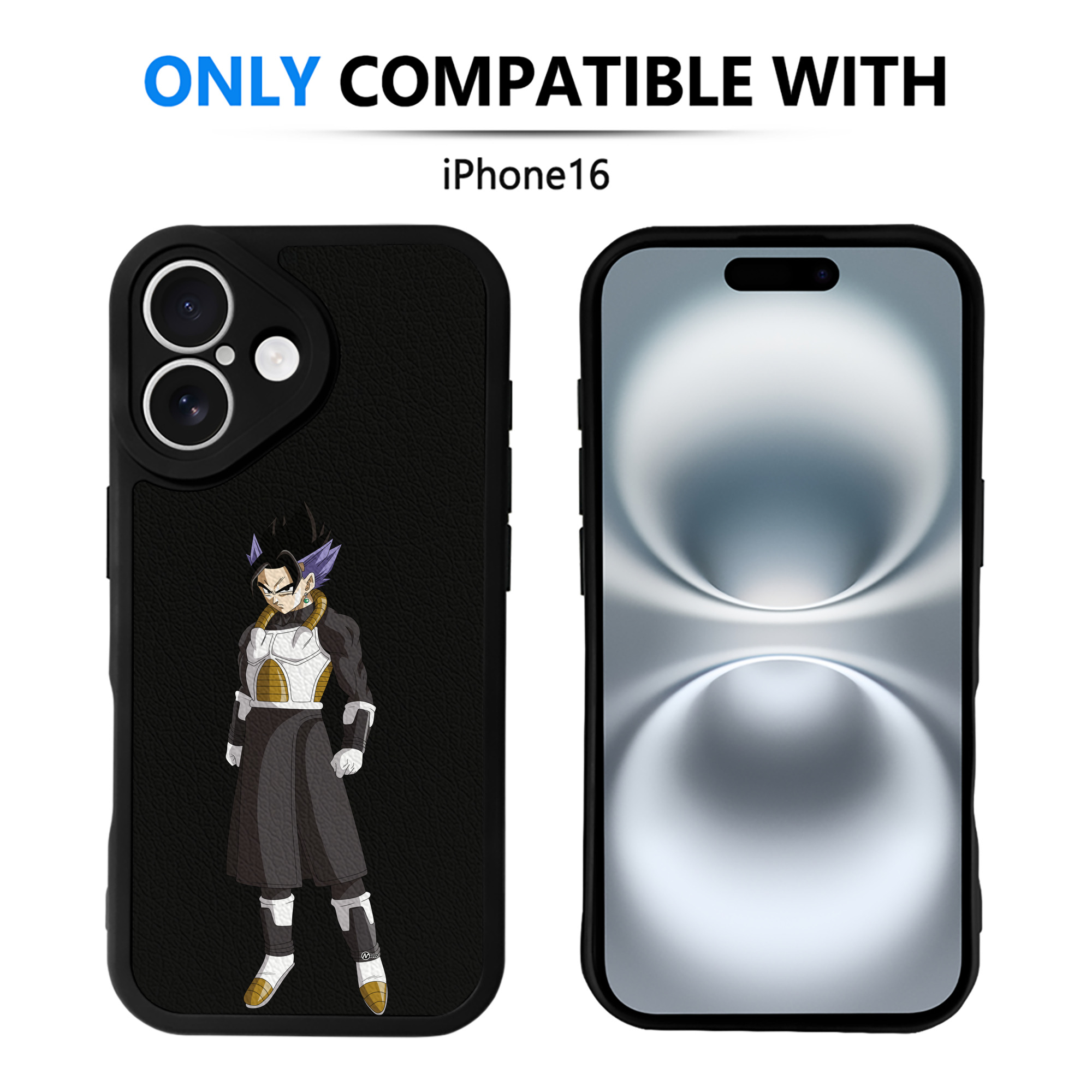 （画像用） ドラゴンボール ベジット DRAGON BALL Vegetto 【iPhone 16シリーズ対応】シリコンスマホケース（レザー調） 材質：シリコン